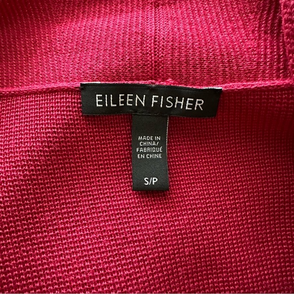 EILEEN FISHER Angle-Front Silky Tencel Cardigan - Picture 2 of 6